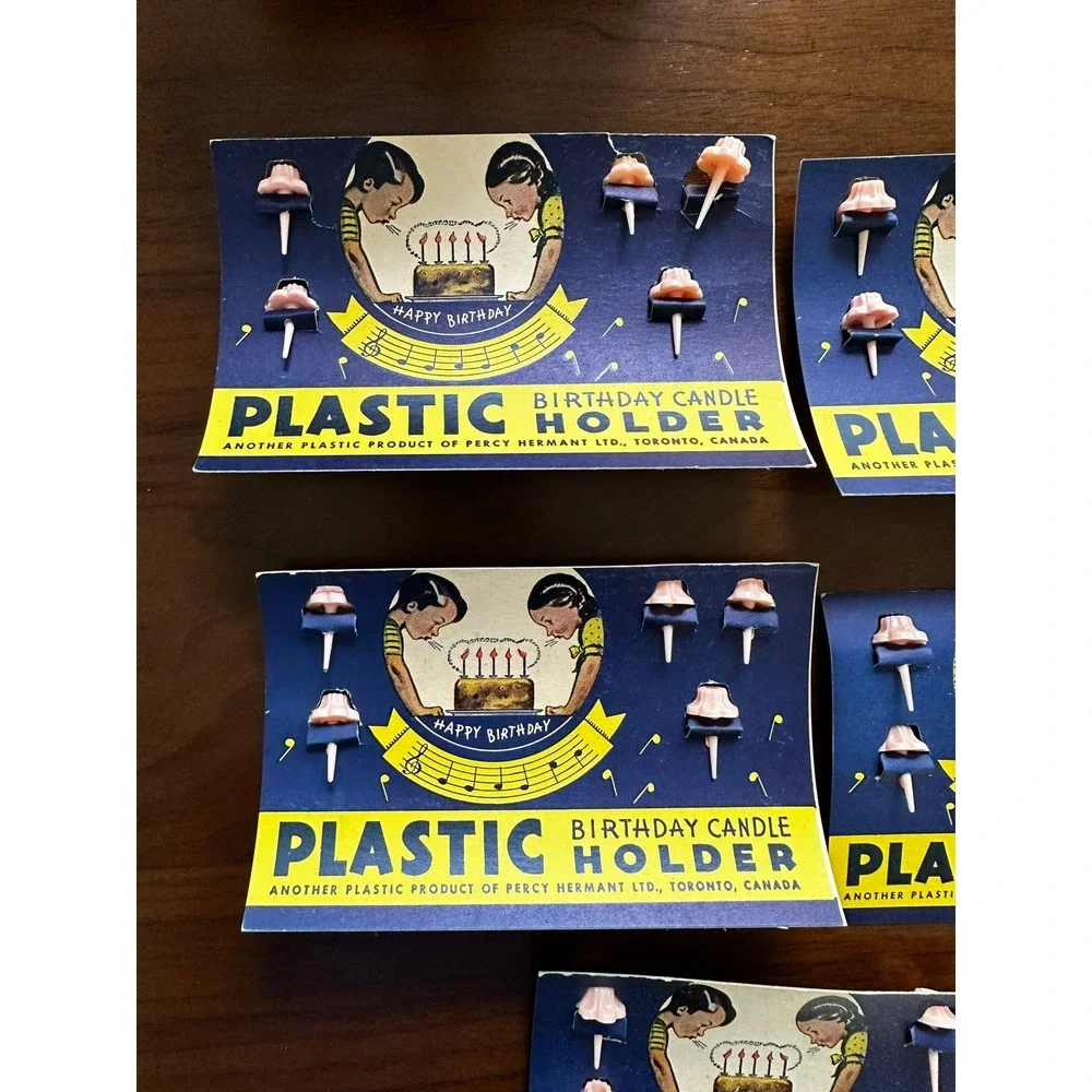 NOS cake candle holders